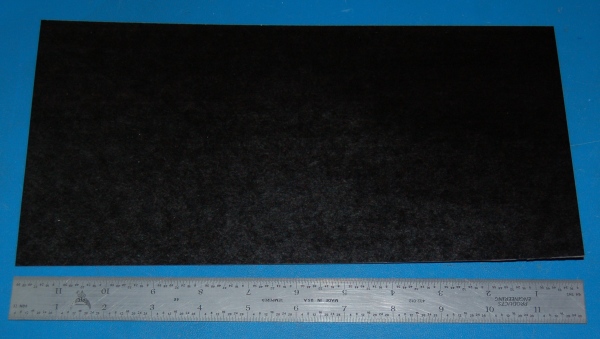 Garolite Sheet XX, .032" (0.8mm), 12x6" (Black) - Click Image to Close
