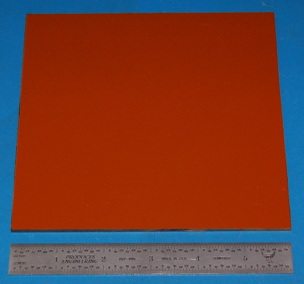 Garolite Sheet XX, .125" (3.2mm), 6x6" (Tan) - Click Image to Close