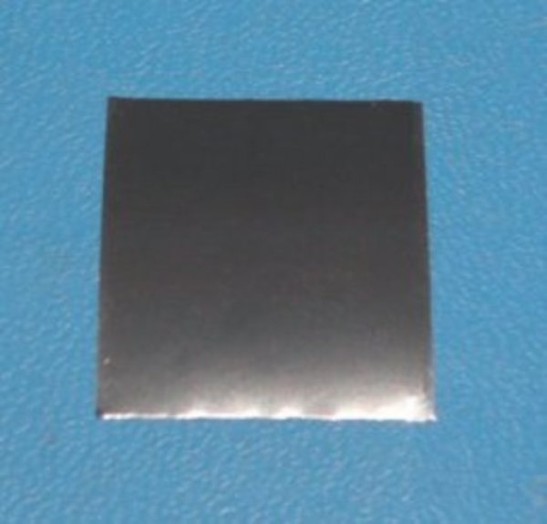 Zirconium 99.2% Sheet, .001" (.025mm), 1x1" - Click Image to Close