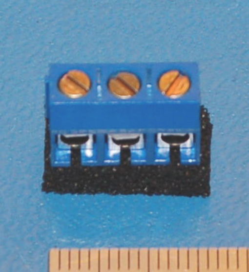 Screw Terminal Block, 5mm, #22 to #14 AWG, 3-Position (10 Pk) - Cliquez sur l'image pour fermer