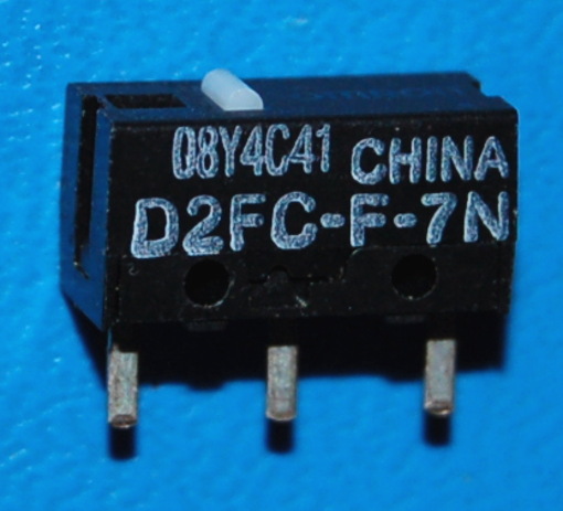 D2FC-F-7N Ultra Sub Miniature Basic Switch for Mouse - Click Image to Close