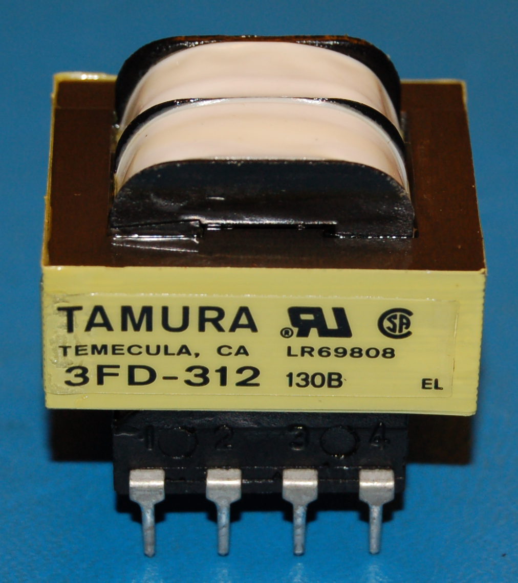 Tamura Power Transformer, 115V to 6.3V / 12.6V (2.4VA) - Click Image to Close