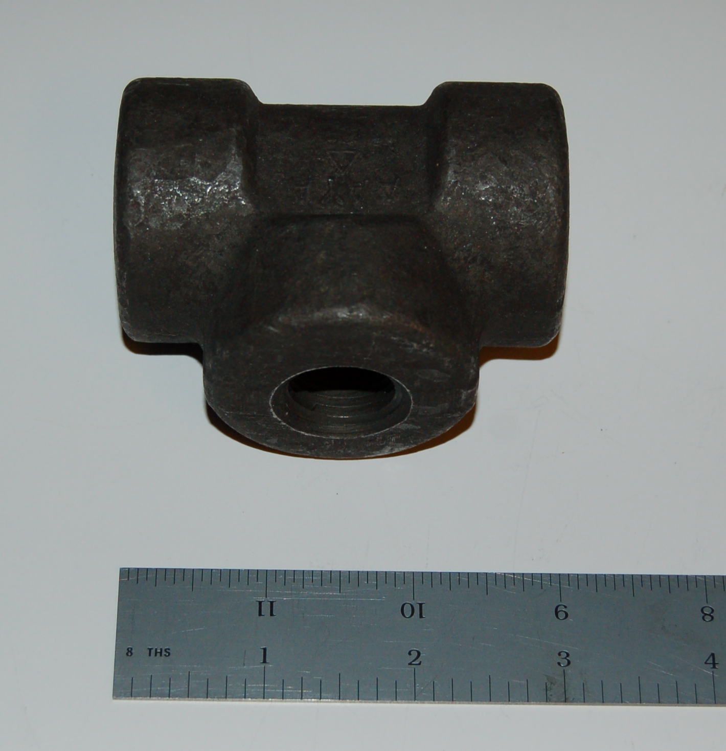 Forged Steel Tee, Female NPT-1/2", 6000 PSI - Click Image to Close