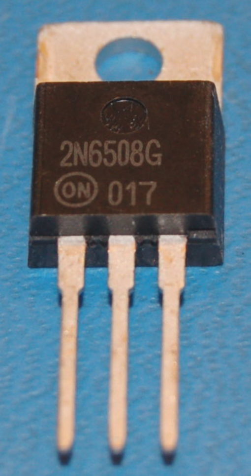 2n6508 Thyristor SCR, 600V, 25A, TO-220AB - Click Image to Close