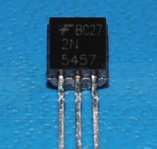 2n5457 N-Channel JFET, 25V, 10mA, TO-92 - Click Image to Close