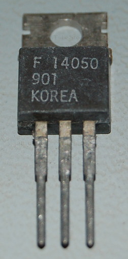 Fairchild 14050 NPN Transistor, TO-220 - Cliquez sur l'image pour fermer