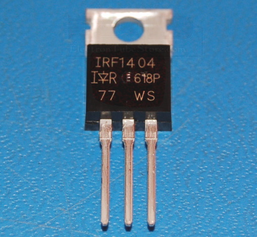 IRF1404 N-Channel Power MOSFET, 40V, 202A - Cliquez sur l'image pour fermer