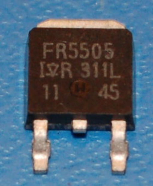 IRFR5505 P-Channel Power MOSFET, 55V, 18A, TO-252AA - Cliquez sur l'image pour fermer