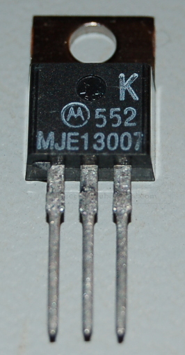 MJE13007 NPN Power Transistor, 400V, 8A, TO-220AB, Korea - Click Image to Close