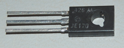MJE170 PNP Transistor, 40V, 3A, TO-225AA - Cliquez sur l'image pour fermer