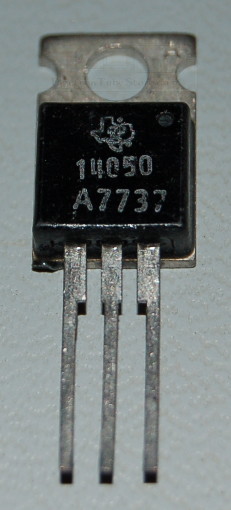 TI 14050 NPN Transistor, TO-220 - Click Image to Close