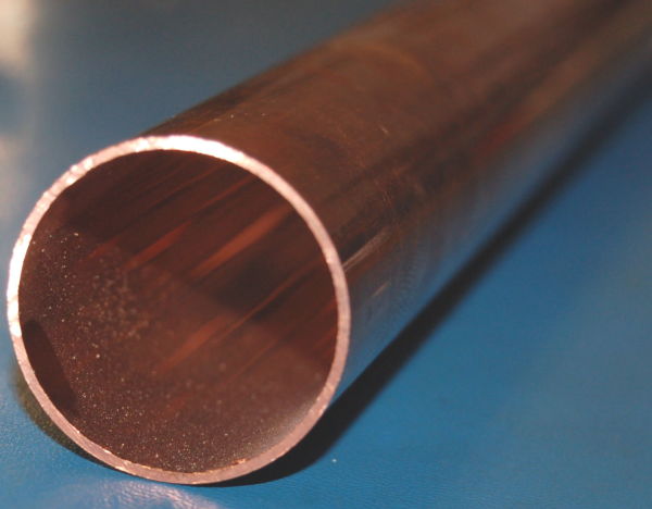Copper 122 Tube, 1.375" (35mm) OD x .042" (1.1mm) Wall x 6" - Click Image to Close