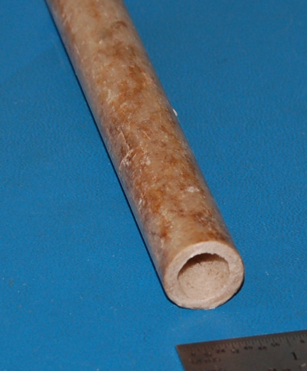 Mica Tube, High Temperature, .750" (13mm) OD x .125" (3.2mm) Wall x 6" - Click Image to Close