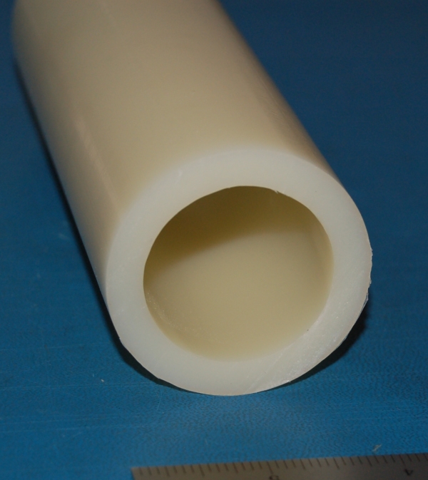 Nylon 6/6 Tube, 2.000" (50mm) OD x .250" (6mm) Wall x 6" - Click Image to Close