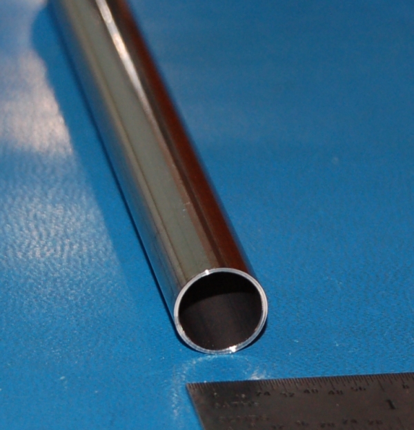 Stainless Steel 304 Tube, .500" (12.7mm) OD x .028" (0.7mm) Wall x 12" - Cliquez sur l'image pour fermer