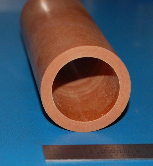 Garolite XX Tube, 2.000" (50.8mm) OD x .250" (6.4mm) Wall x 12" - Cliquez sur l'image pour fermer