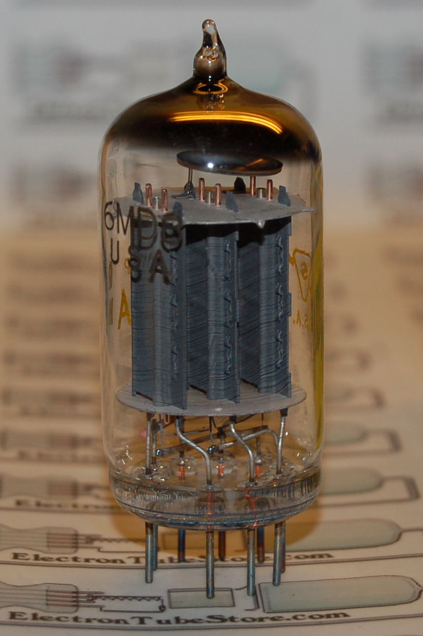 6MD8 triple triode tube - Click Image to Close