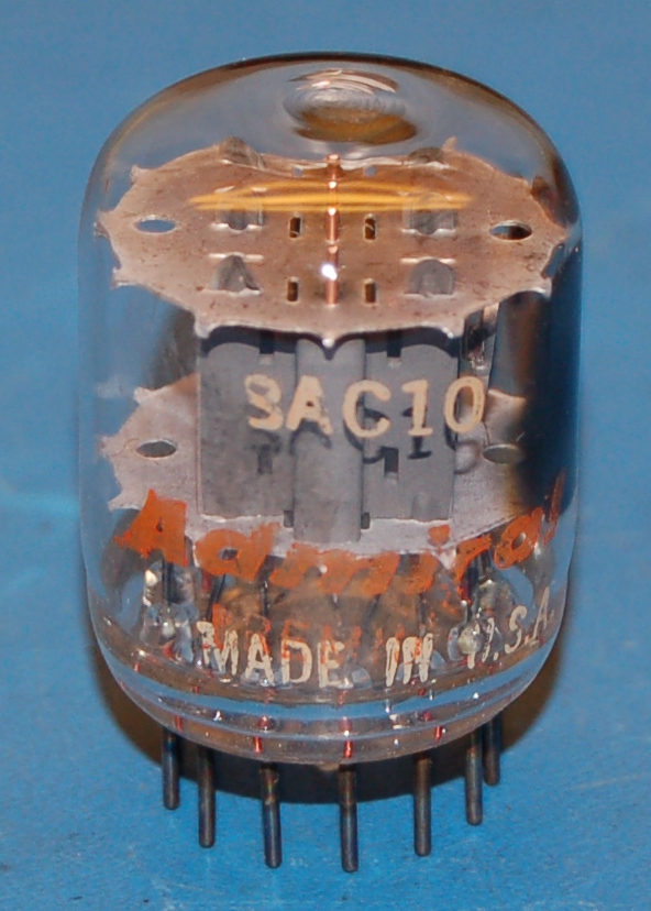 8AC10 High-Mu Triple Triode Tube - Click Image to Close