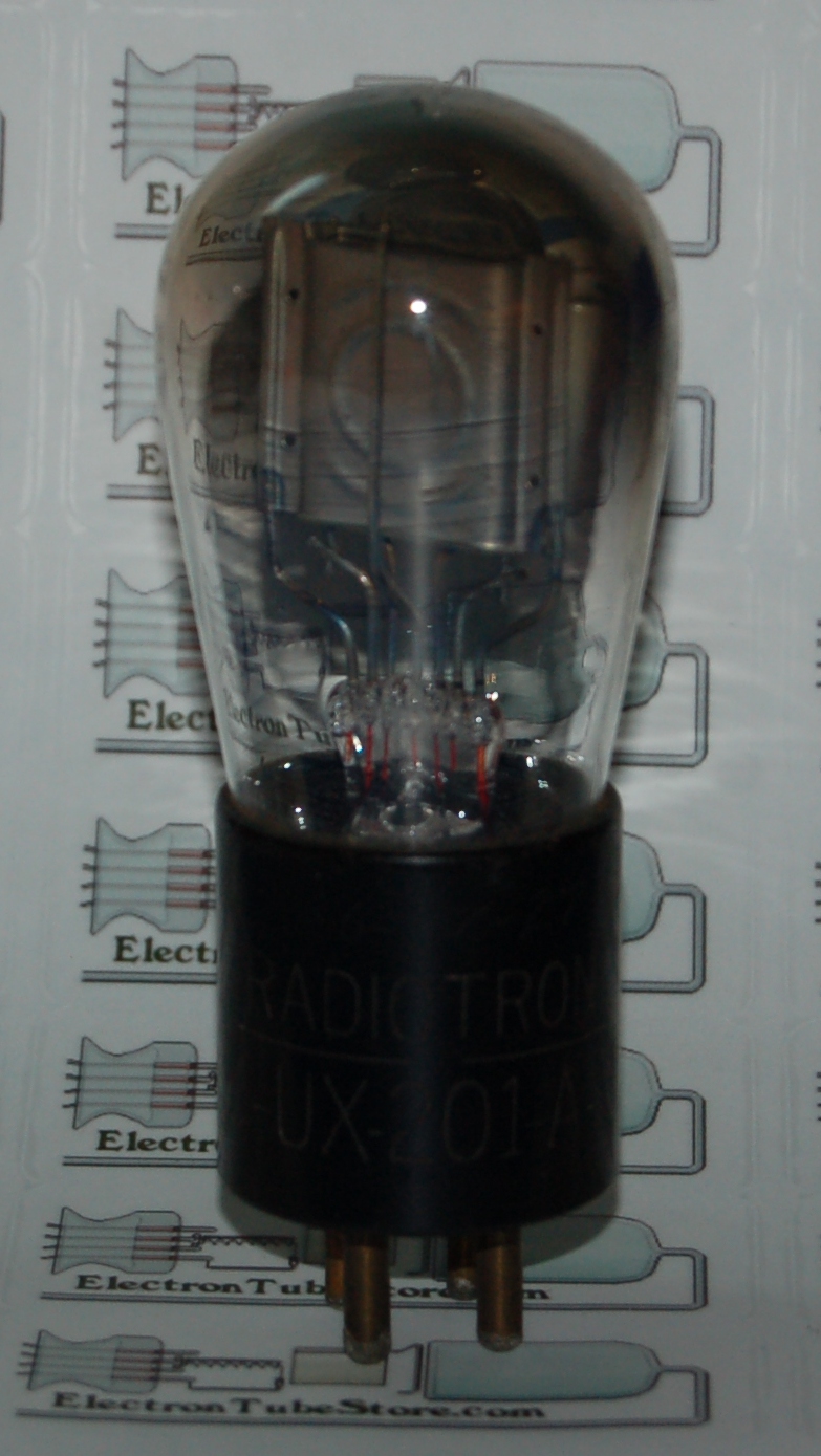 Vintage Radiotron UX-201A Triode Tube - Click Image to Close