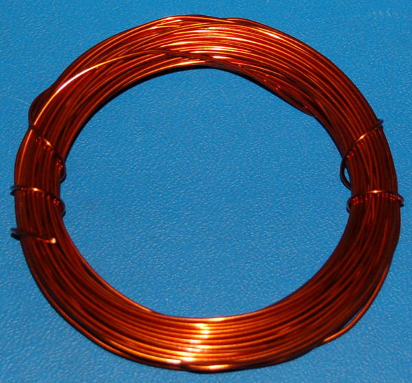 Enamel Coated Magnet Wire #20 (.035" / .9mm) x 500' - Click Image to Close