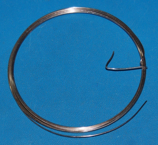 Nickel Wire, Pure, 0.8mm (.031") x 1' - Click Image to Close
