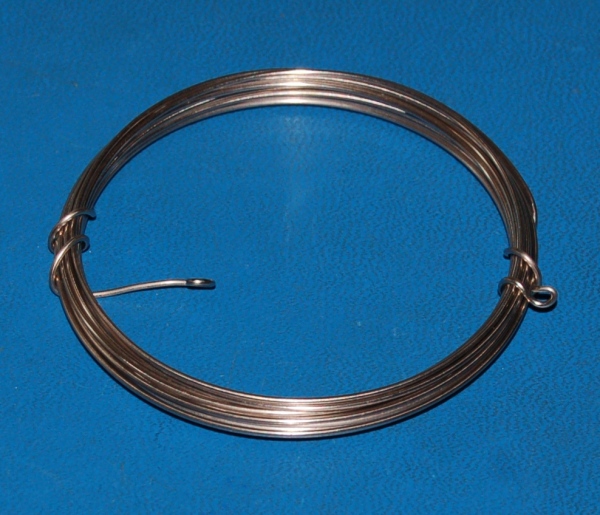 Nickel Wire, Pure, 1.0mm (.039") x 10' - Click Image to Close