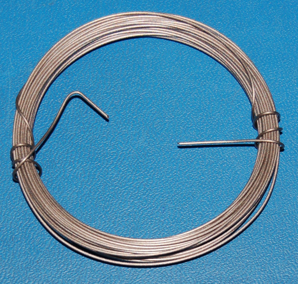 Titanium Wire, .032" (0.8mm) x 10' - Click Image to Close
