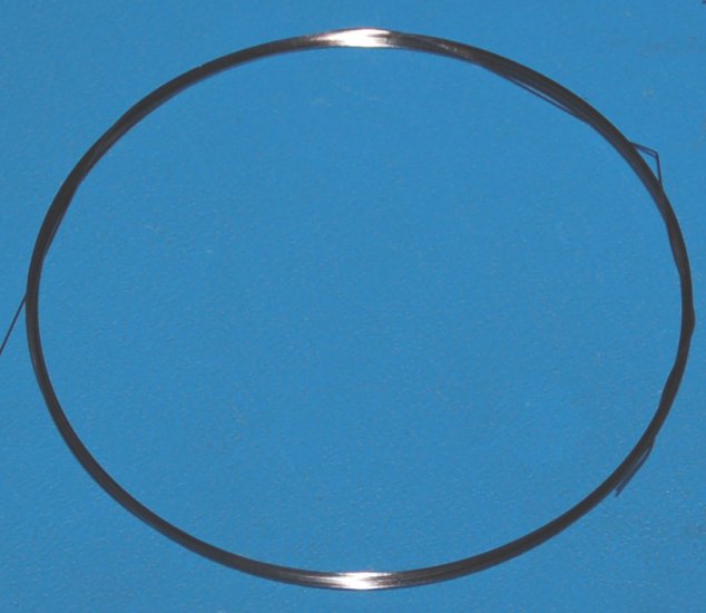 Tungsten/Rhenium Wire (74% W / 26% Re), 0.20mm (.008") x 4" - Cliquez sur l'image pour fermer