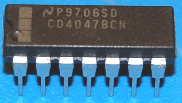 4047BCN Low-Power Monostable/Astable Multivibrator, DIP-16 - Click Image to Close