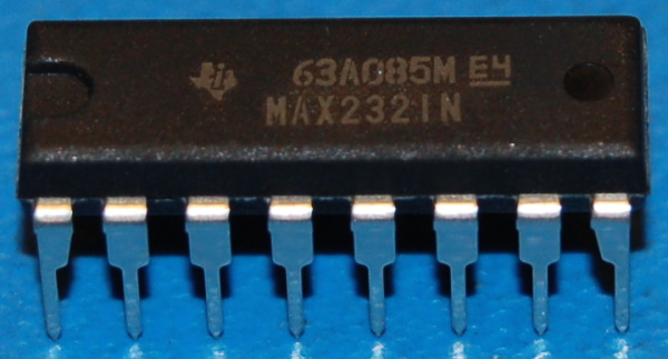 MAX232N Dual EIA-232 Driver/Receiver, DIP-16 - Click Image to Close
