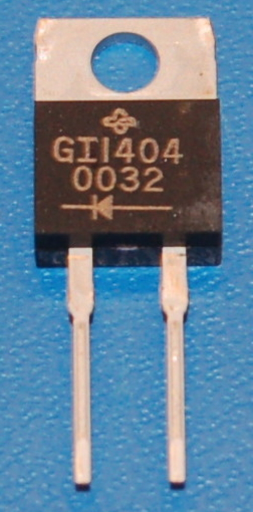GI1404 Diode Redresseuse Ultra-Rapide 8A, 200V, TO-220AC - Cliquez sur l'image pour fermer