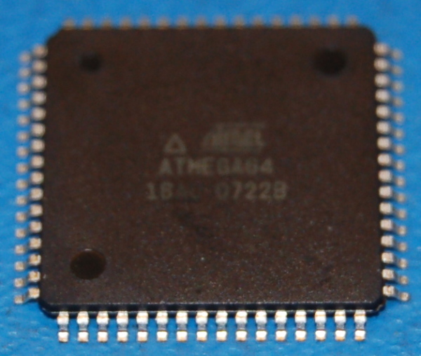 ATMEGA64-16AU AVR Microcontroller, 8-bit, 64K, 16MHz, TQFP-64 - Click Image to Close