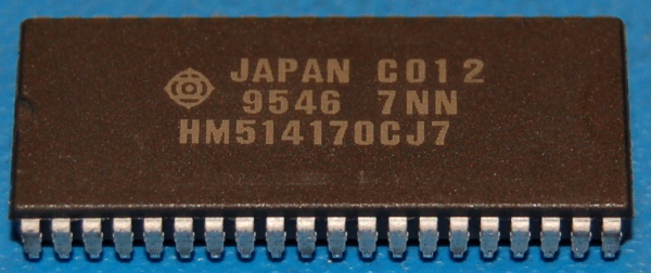 HM514170 General-Purpose CMOS DRAM, 2Mb (256K x 16), SOJ-40 - Cliquez sur l'image pour fermer