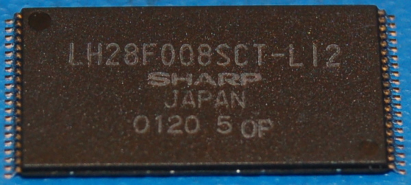 Sharp LH28F008SCT 8Mb Flash Memory (1Mb x 8), TSOP-40 - Click Image to Close