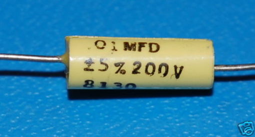 Polyester Film Capacitor, Axial, 0.01µF ±5%, 200V - Click Image to Close