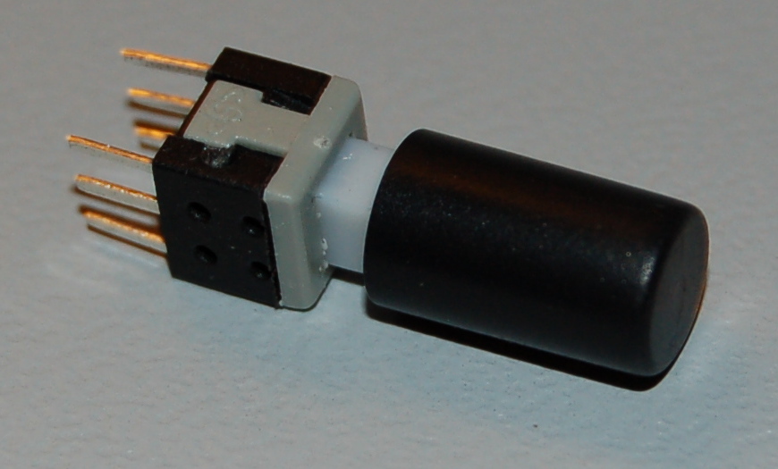 Miniature Latching Switch, SPDTx2 - Click Image to Close