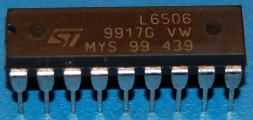 L6506 Stepper Motor Controller, DIP-18 - Click Image to Close