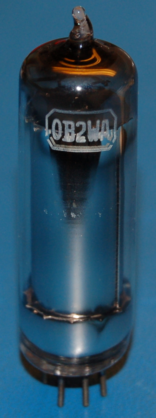 Raytheon 0B2WA Cold-Cathode Voltage Regulator Tube - Cliquez sur l'image pour fermer