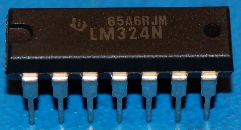 LM324N Quad Low-Power Operational Amplifier, DIP-14 - Click Image to Close