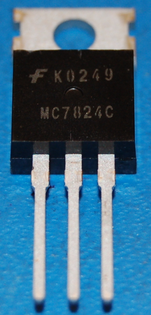 7824 Voltage Regulator, Positive Fixed 24V, 1A, TO-220 - Cliquez sur l'image pour fermer