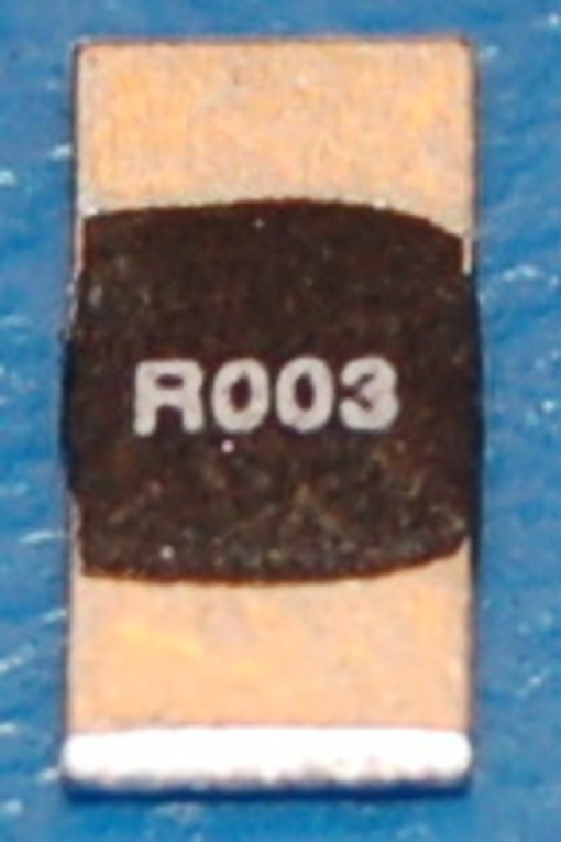 Vishay Current Sense Resistor, .003Ω 1%, .5W (10 Pk) - Cliquez sur l'image pour fermer