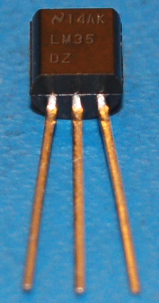 LM35 Precision Centigrade Temperature Sensor, TO-92 - Cliquez sur l'image pour fermer