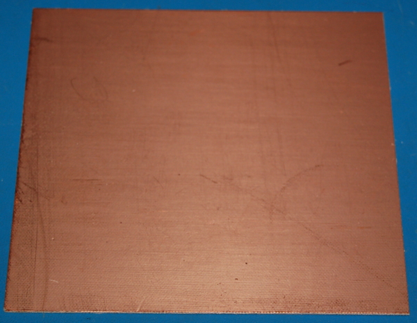Grade G-10/FR4 Copper-Clad Garolite, .062" (1.6mm), 6x6", Single-Sided - Click Image to Close