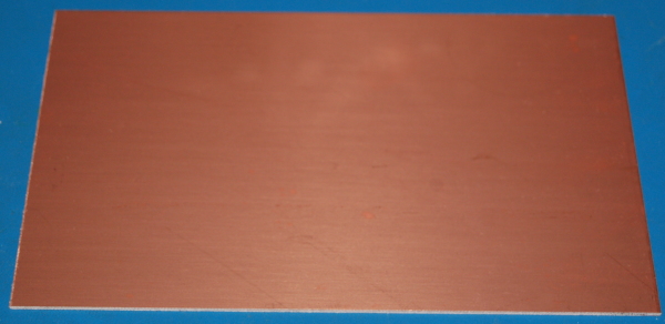 Grade G-10/FR4 Copper-Clad Garolite, .062" (1.6mm), 6x9", Dual-Sided - Click Image to Close