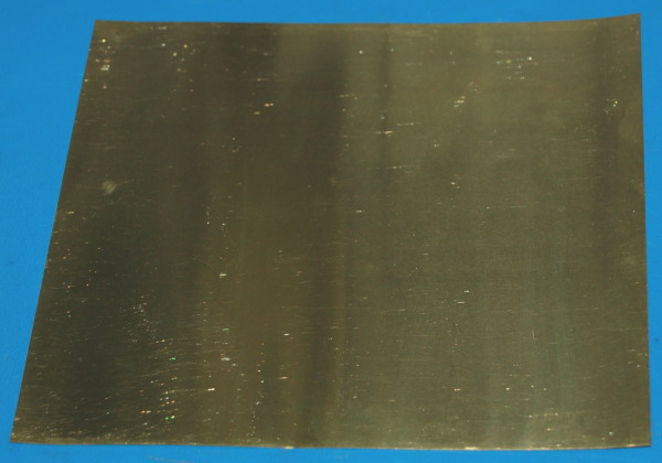 Brass 260 Sheet, .005" (0.13mm), 6x6" - Cliquez sur l'image pour fermer