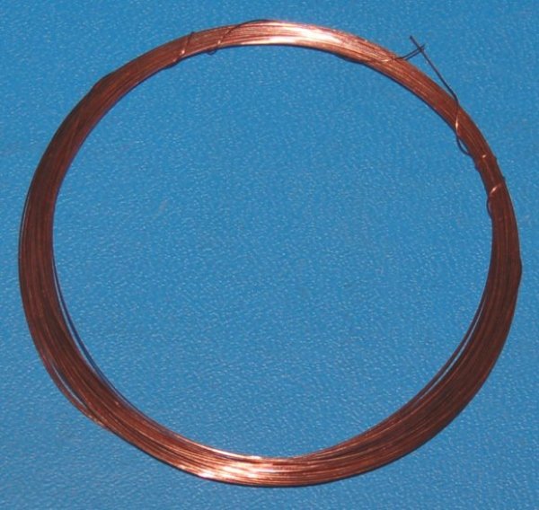 Solid Bare Copper Wire #28 (.013" / 0.33mm) x 100' - Click Image to Close