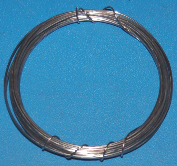 Nickel Chrome Wire #22 (.025" / .64mm) x 10' - Click Image to Close