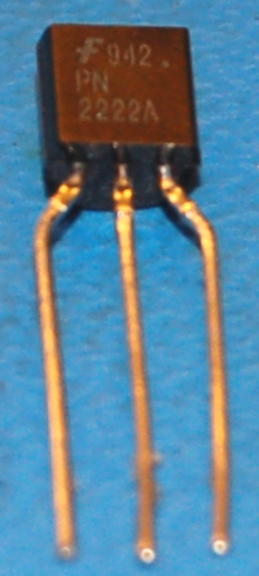 PN2222A NPN Transistor, 40V, 1A, TO-92