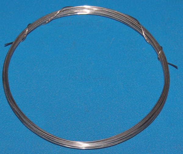 Nickel 600 (Inconel) Wire, .032" (.81mm) x 84'