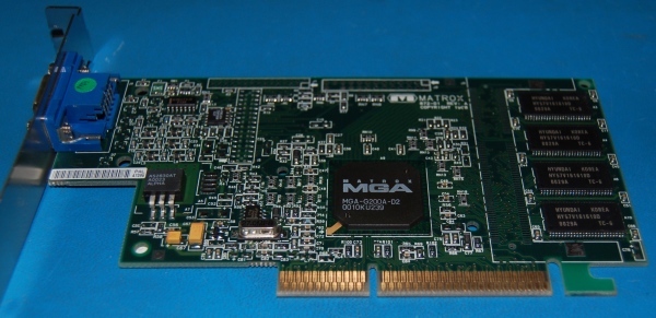 Matrox G200 AGP Graphics Card